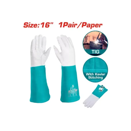 Կաշվե ձեռնոց N16 406մմ TOTAL TSP19141