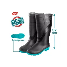 Ռետինե երկարաճիթ կոշիկներ սև N42 TOTAL TSP302LAB.42