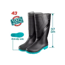 Ռետինե երկարաճիթ կոշիկներ սև N43 TOTAL TSP302LAB.43