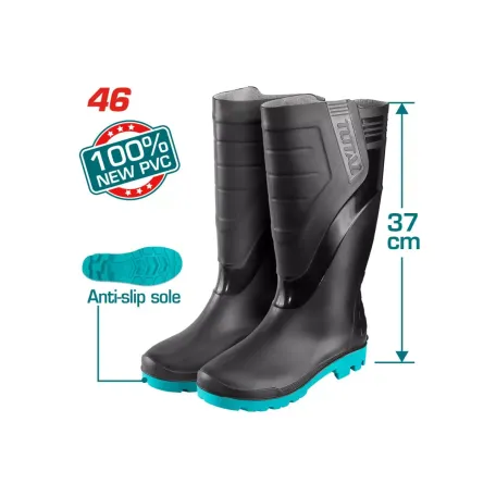 Ռետինե երկարաճիթ կոշիկներ սև N46 TSP302LAB.46