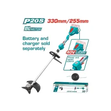 Խոտհնձիչ մարտկոցային 40Վ (2x20Վ) 330/255մմ TOTAL TSTLI20028 Խոտհնձիչ մարտկոցային 40Վ (2x20Վ) 330/255մմ TOTAL TSTLI20028