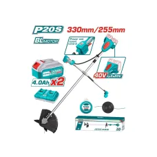 Խոտհնձիչ մարտկոցային 40Վ (2x20Վ) 330/255մմ (2 մարտկոցով, լիցքավորիչով) TOTAL TSTLI202521 Խոտհնձիչ մարտկոցային 40Վ (2x20Վ) 330/255մմ (2 մարտկոցով, լիցքավորիչով) TOTAL TSTLI202521