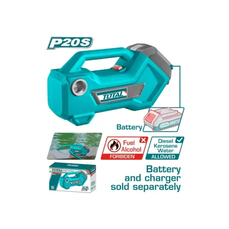 Փոխանցման պոմպ մարտկոցային 20Վ TOTAL TTPLI2001