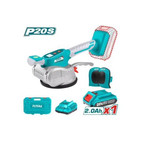 Սալիկի վիբրացիոն սարք (մարտկոցով, լիցքավորիչով) 20Վ 125մմ TOTAL TTVLI20101