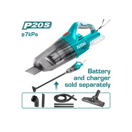 Փոշեկուլ մարտկոցային 20Վ 7կՊա 0․7լ TOTAL TVLI2001