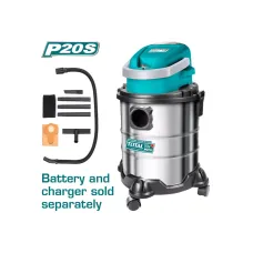 Փոշեկուլ մարտկոցային 20Վ 8կՊա 20լ TOTAL TVLI2005E