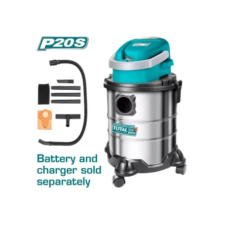 Փոշեկուլ մարտկոցային 20Վ 8կՊա 20լ TOTAL TVLI2005E