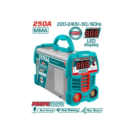 Եռակցման սարք (ինվենտոր) MMA TOTAL TW225069 250Ա Եռակցման սարք (ինվենտոր) MMA TOTAL TW225069 250Ա