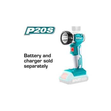 Լապտեր մարտկոցային TOTAL TWLI2001 20Վ 225 լյումեն