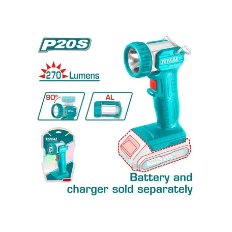 Լապտեր աշխատանքային TOTAL TWLI2038 20Վ 270 լյումեն