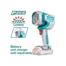 Աշխատանքային լապտեր մարտկոցային TOTAL TWLI2088 20Վ 2000 լյումեն Աշխատանքային լապտեր մարտկոցային TOTAL TWLI2088 20Վ 2000 լյումեն