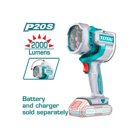 Աշխատանքային լապտեր մարտկոցային TOTAL TWLI2088 20Վ 2000 լյումեն