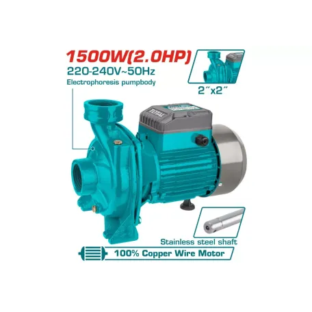 Ջրի պոմպ 1500W TOTAL TWP2150026 Ջրի պոմպ 1500W TOTAL TWP2150026