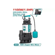 Հորի պոմպ կեղտաջրերի 1100W 2'' TOTAL TWP7110016 Հորի պոմպ կեղտաջրերի 1100W 2'' TOTAL TWP7110016