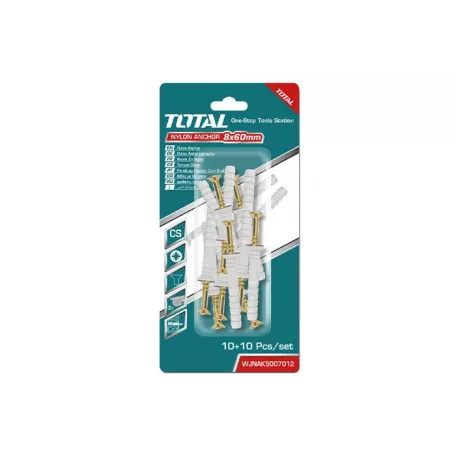 Դյուբել մեխ տուփով TOTAL WJNAK5007012