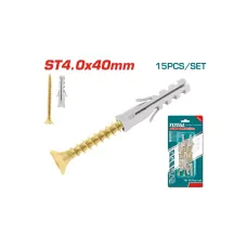 Դյուբել պտուտակ տուփով TOTAL WJSPK4504512