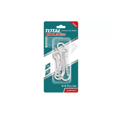 Դյուբել պտուտակ տուփով TOTAL WJSPK5012